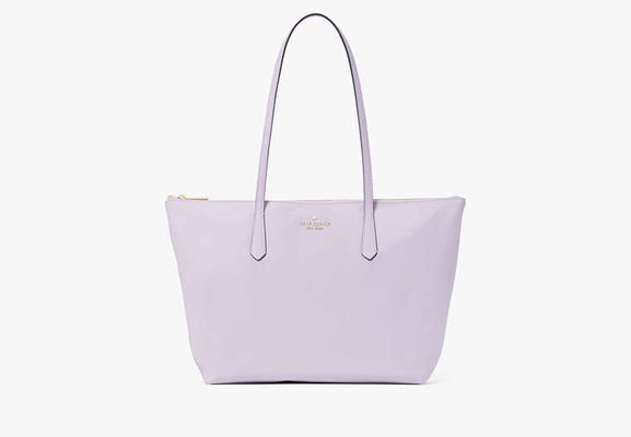 Kate Spade Kitt Nylon Large Tote, Violet Spritz
