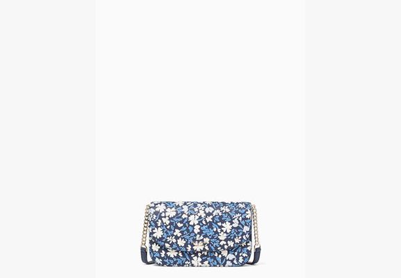 Kate Spade Kristi Floral Flap Crossbody, Blue Multicolor