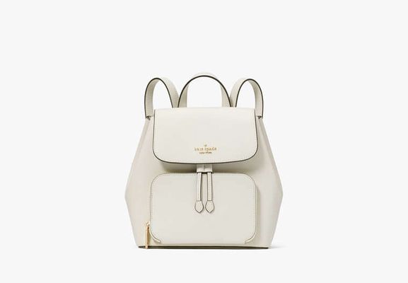 Kate Spade Kristi Medium Flap Backpack, Parchment
