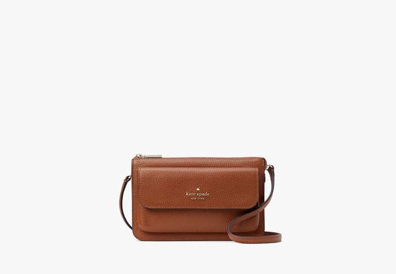 Kate Spade Leila Small Crossbody, Warm Gingerbread