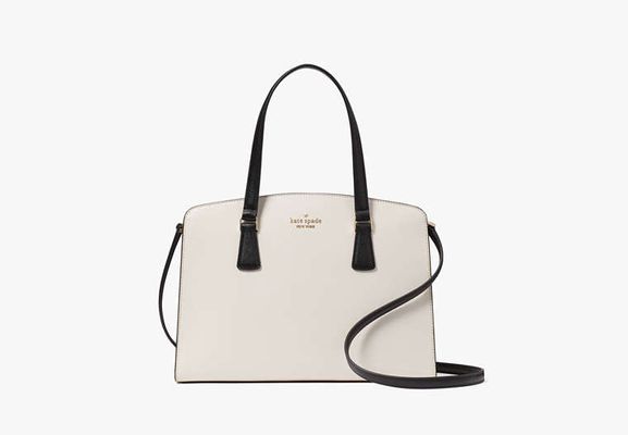 Kate Spade Perry Colorblock Medium Satchel, Warm Beige Multi