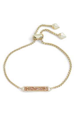 Kendra Scott Stan Bracelet in Sand Drusy/Gold