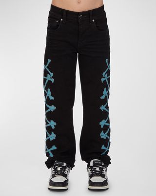 Kid's Bones Straight-Leg Jeans, Size 4-12