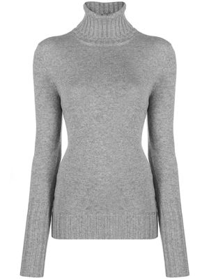 Kiton roll-neck cashmere jumper - Grey