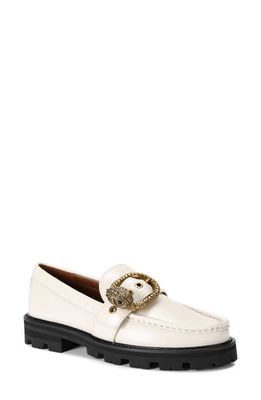 Kurt Geiger London Mayfair Platform Loafer in White