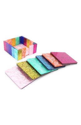 Kurt Geiger London Set of 6 Coasters in Multi/other