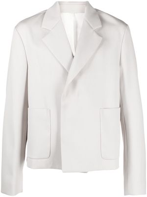 Lanvin patch-pocket wool blazer - Grey