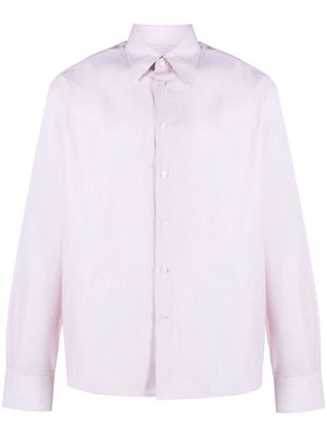 Lanvin pinstripe-print cotton shirt - White