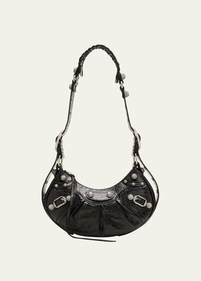 Le Cagole XS Lambskin Leather Shoulder Bag