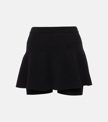 Live The Process Alba ribbed-knit skort