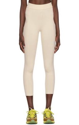 Live the Process Off-White Crystal Sport Leggings