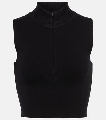 Live The Process Petra half-zip crop top
