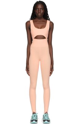 Live the Process Pink Cutout Bodysuit