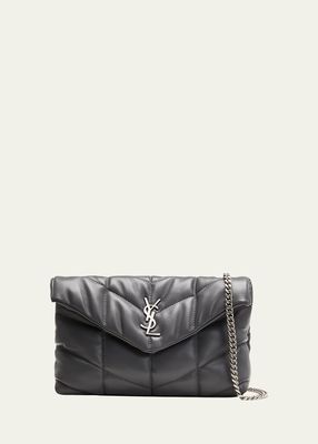 Lou Puffer Toy YSL Crossbody Bag in Quilted Leather