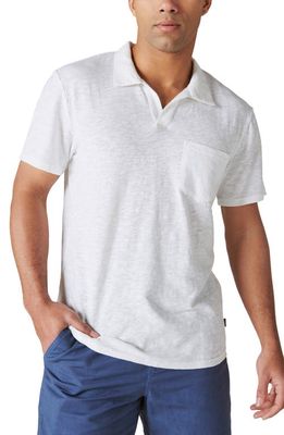 Lucky Brand Johnny Collar Polo in Bright White