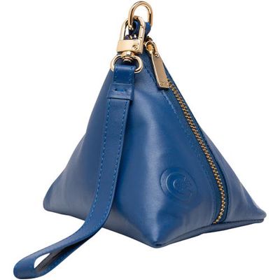 LUSSO Chicago Cubs Rhea Dumpling Wristlet in Blue