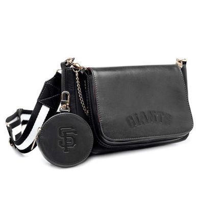 LUSSO San Francisco Giants Rianna Multi Pouchette Bag in Black