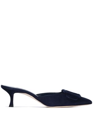 Manolo Blahnik Maysale 50mm pumps - Blue