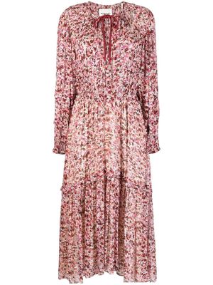 MARANT ÉTOILE Florise floral-print dress - Red