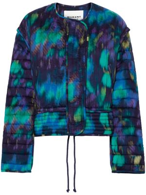 MARANT ÉTOILE Gelio cut-out cotton jacket - Blue