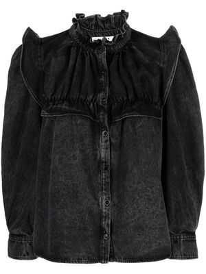 MARANT ÉTOILE Idety denim shirt - Black