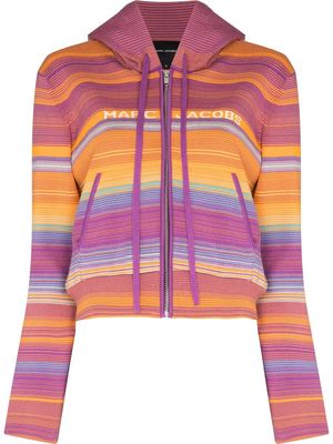 Marc Jacobs cropped zip hoodie - Purple