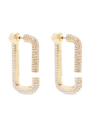 Marc Jacobs crystal-embellished hoop earrings - Gold