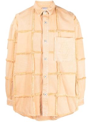 Marcelo Burlon County of Milan inside-out overshirt - Orange