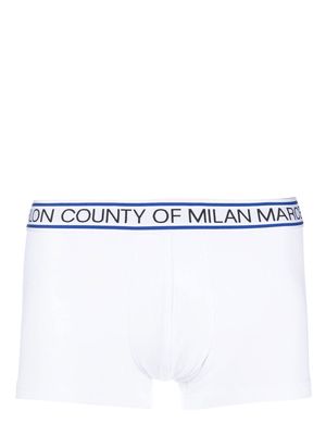 Marcelo Burlon County of Milan logo waistband boxer briefs - White