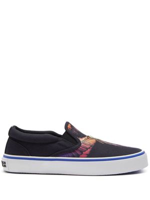 Marcelo Burlon County of Milan Wings-motif slip-on sneakers - Black