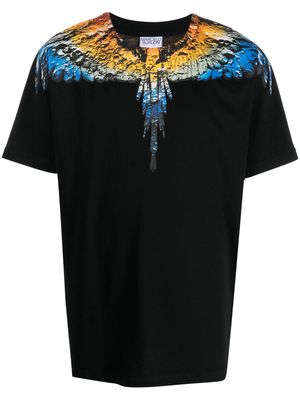 Marcelo Burlon County of Milan Wings-print organic-cotton T-shirt - Black
