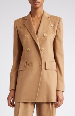 Max Mara Cartal Camel Hair Double Breasted Jacket