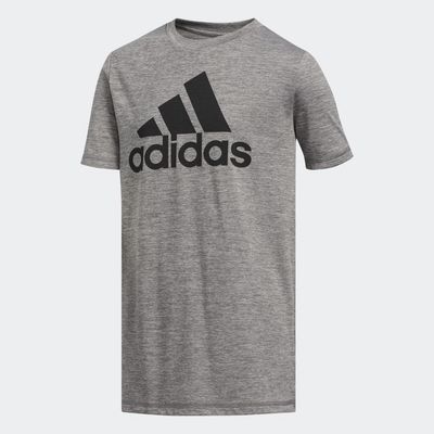 Mélange Badge of Sport Tee Medium Grey
