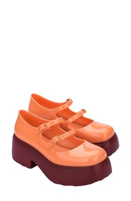 Melissa Farah Platform Mary Jane in Orange