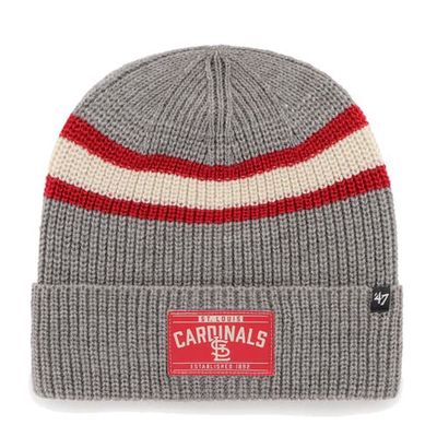 Men's '47 Graphite St. Louis Cardinals Penobscot Cuffed Knit Hat