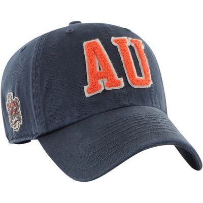 Men's '47 Navy Auburn Tigers Hand Off Clean Up Adjustable Hat
