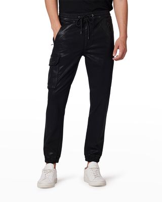 Men's Coated Sateen Cargo Pants