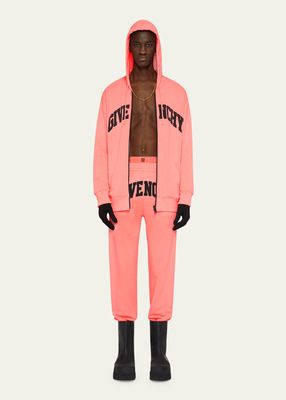 Men's Curved Logo Terry Sweatpants