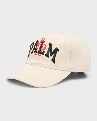 Men's Embroidered-Logo Baseball Cap