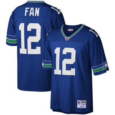 Men's Mitchell & Ness 12th Fan Royal Seattle Seahawks Legacy Replica Jersey