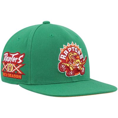 Men's Mitchell & Ness Green Toronto Raptors 20th Season Hardwood Classics Like Mike Snapback Hat