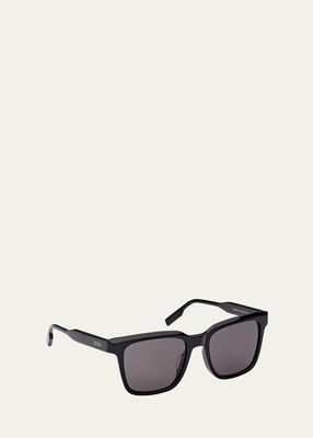Men's Square Acetate Sunglasses
