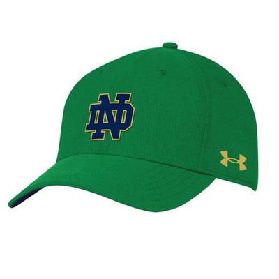 Men's Under Armour Green Notre Dame Fighting Irish Airvent Performance Flex Hat