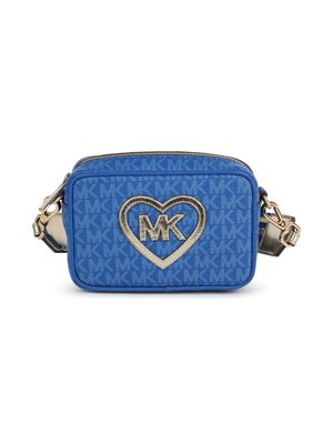 Michael Kors Kids logo-print shoulder bag - Blue