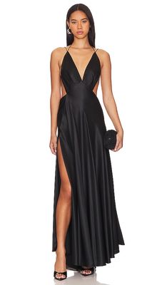 Michael Lo Sordo Tash Gown in Black