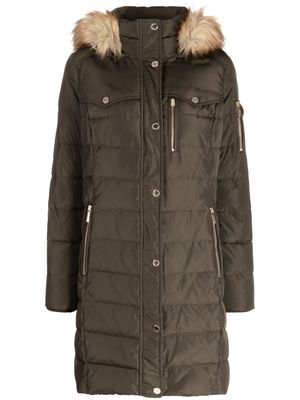 Michael Michael Kors hooded puffer coat - Green