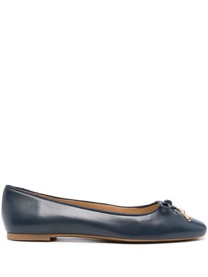 Michael Michael Kors Nori leather ballerina shoes - Blue