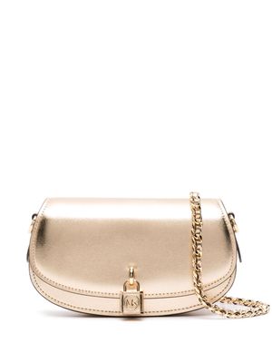 Michael Michael Kors small Mila leather shoulder bag - Gold