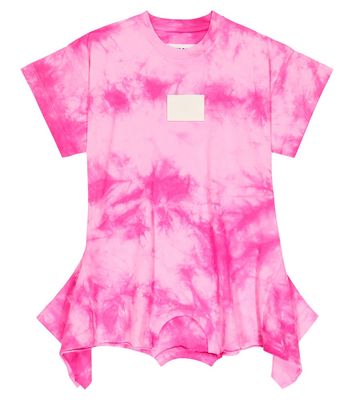 MM6 Maison Margiela Kids Tie-dye T-shirt dress
