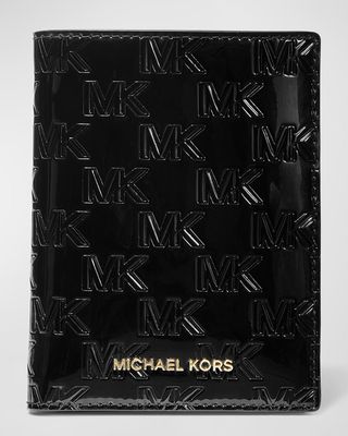 Monogram Metallic Wallet Passport